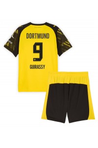 Borussia Dortmund Serhou Guirassy #9 Babytruitje Thuis tenue Kind 2025-26 Korte Mouw (+ Korte broeken)